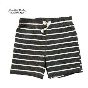 First Impressions 24m Grey Striped Shorts